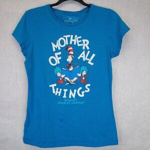 Universal Studios T-Shirt Women's XL Dr. Seuss "Mother of All Things" Cat in Hat
